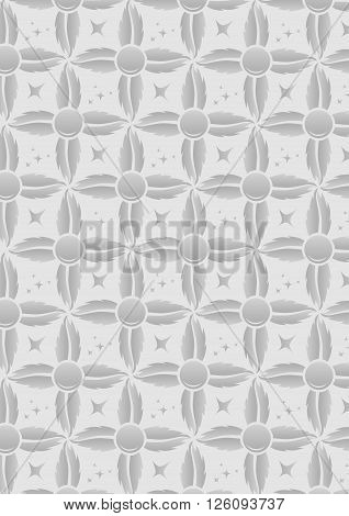A4 youth modern background with leafs space style