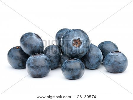 blueberry or bilberry or blackberry or blue whortleberry or huckleberry isolated on white background cutout