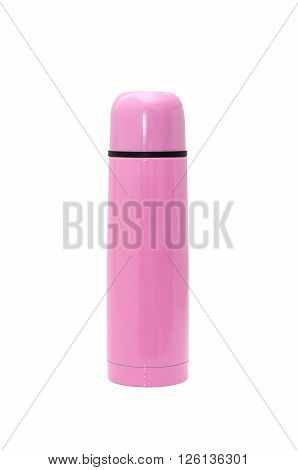 Vacuum drink container isolated over white background