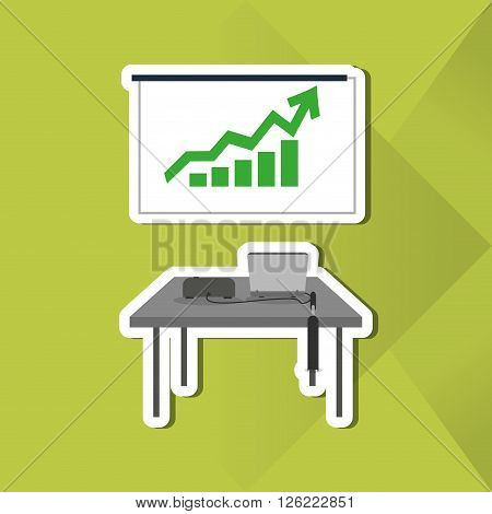 businessconcept with icon design, vector illustration 10 eps graphic.