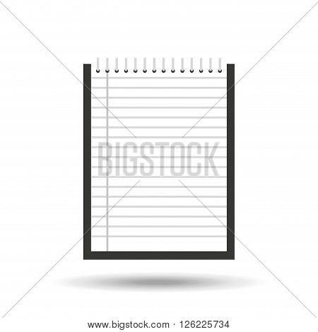 notebook paper design, vector illustration eps10 graphic