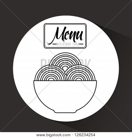 menu delicious food design, vector illustration eps10 graphic