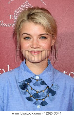 LAS VEGAS - APR 17:  Sarah Jones at the John Varvatos 13th Annual Stuart House Benefit at the John Varvatos Store on April 17, 2016 in West Hollywood, CA