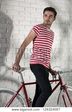 His Got Passion For Fashion... And Bike