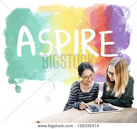 Ambition AIm Aspire Goals Motivation Aspirations Concept