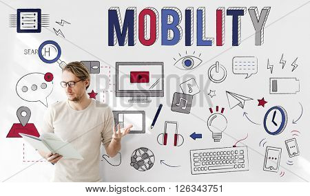 Mobility Global Communication Digital Connection Concept