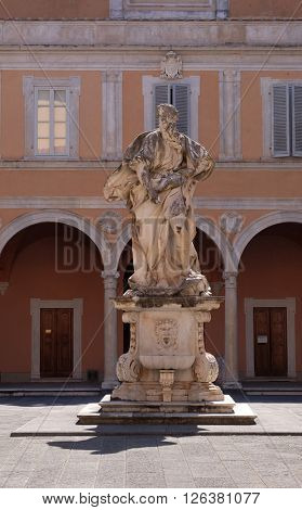 PISA, ITALY - JUNE 06, 2015: Moses, Roman Catholic Archdiocese of Pisa in Italy, on June 06, 2015
