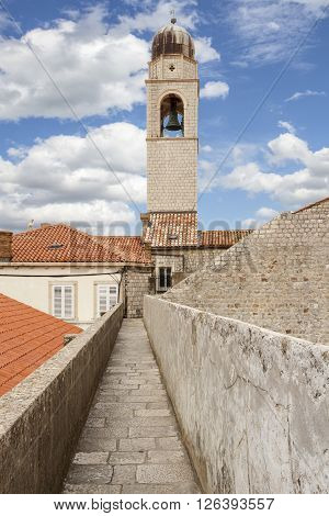 City walls - the most famous landmark of Dubrovnik Croatia