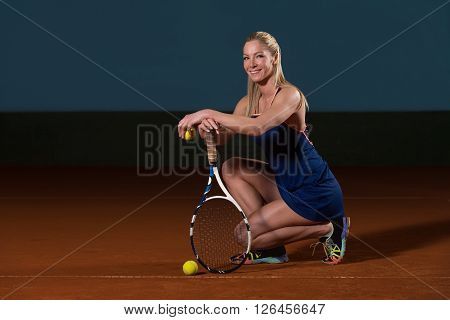 Beautiful Female Tennis Player