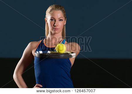 Beautiful Female Tennis Player