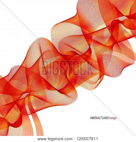 fire lines.perfect red lines background. white background