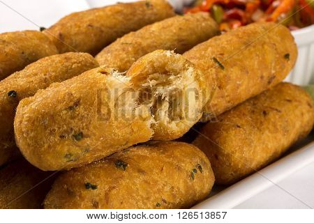 Salt Cod Fritters.