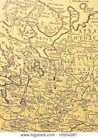 antica mappa - di 