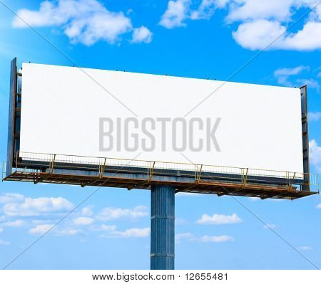 blank banner for your ad