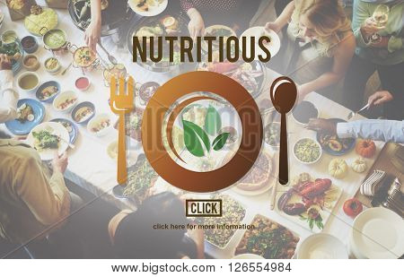 Nutritious Eating Food Health Nourishment Diet Concept