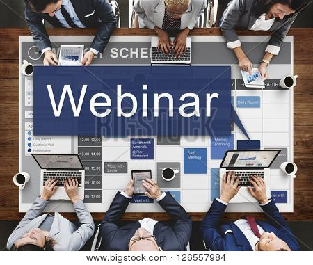 Webinar Website Online Internet Netwotking Concept