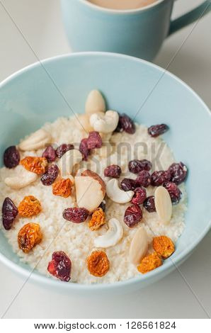 Porridge With Dried Fruits And Nuts