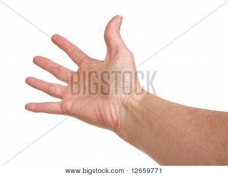 Mano raggiungendo