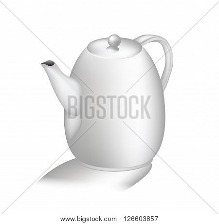 Steel Coffee pot with black coffee for your design