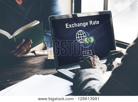 Exchange Rate Finance Trade Website Online Concept