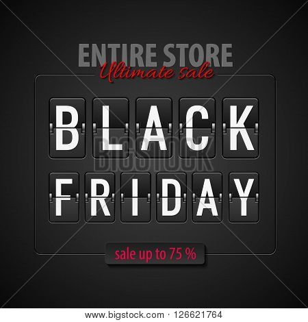 Black Friday discounts increasing consumer growth. Entire store and ultimate sale
