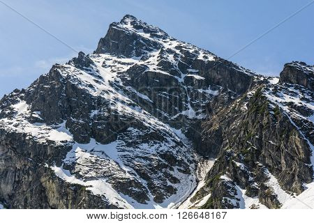 Summit Koscielec In Tatras.