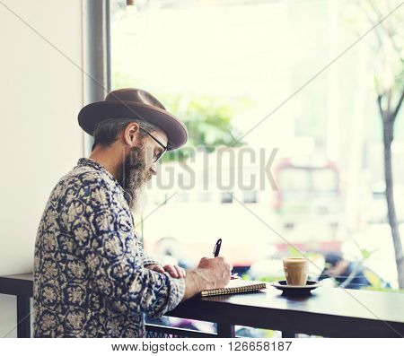 Author Casual Columnist Inspire Journalism Story Concept