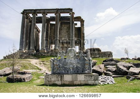 Zeus Temple, Aizanoi, Cavdarhisar, in Kutahya, Turkey