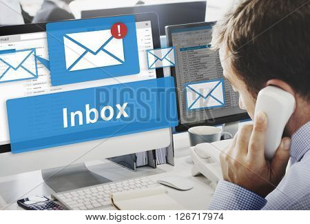 Email Inbox Electronic Communication Graphics Concept