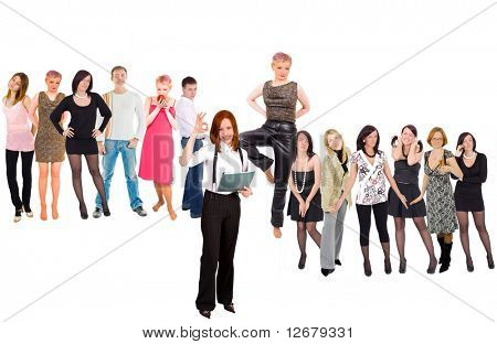 Grupa na białym tle # 334