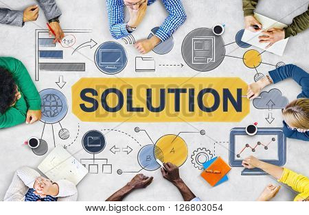 Solution Problem Solving Ideas Strategy Concept