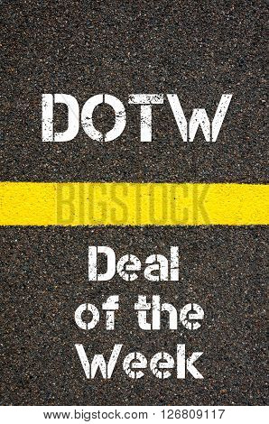 Business Acronym Dotw Deal Of The Week