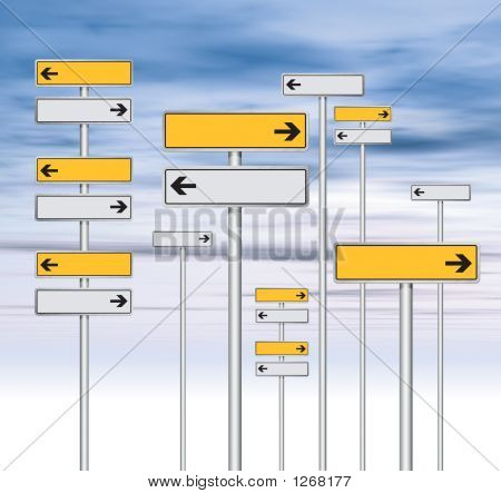 Directional Signs Image &amp; Photo (Free Trial) | Bigstock