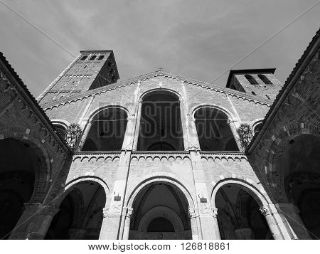 Sant Ambrogio Church In Milan
