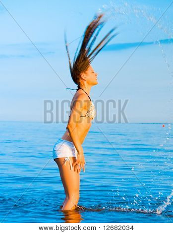 Headbanging ładny gal