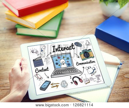 Interact Interaction Interactive Interacting Group Concept