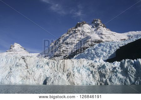 View of the Upsala Glacier Patagonia Argentina.