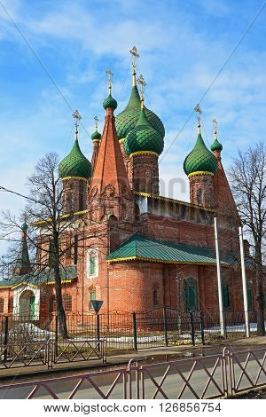 Church of St. Nicholas in the Tchaikovsky Street in Yaroslavl, Russia