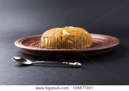 Moong Dal Halwa - a sweet dish from India, Indan Sweet Halwa made from Moong Dal, moong dal sweet sheera or shira cooked in pure ghee