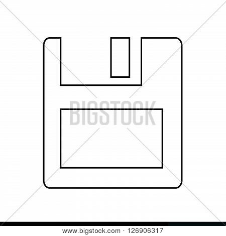an images of Floppy Disk icon Illustration design