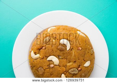 Moong Dal Halwa - a sweet dish from India, Indan Sweet Halwa made from Moong Dal, moong dal sweet sheera or shira cooked in pure ghee
