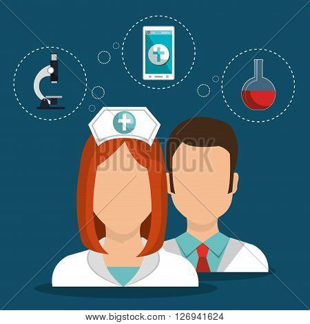 health technology design, vector illustration eps10 graphic