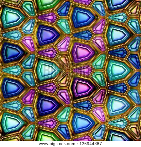 colorful abstraction truly seamless texture  graphic square 3D Rendering 3D illustration