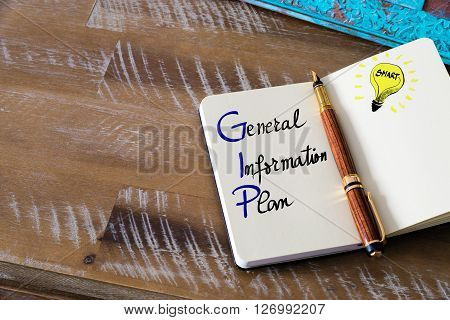 Business Acronym Gip General Information Plan