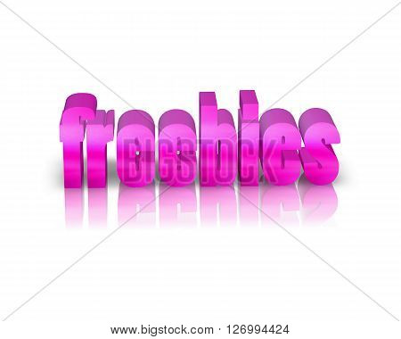 Freebie - 3D Word with Reflection !