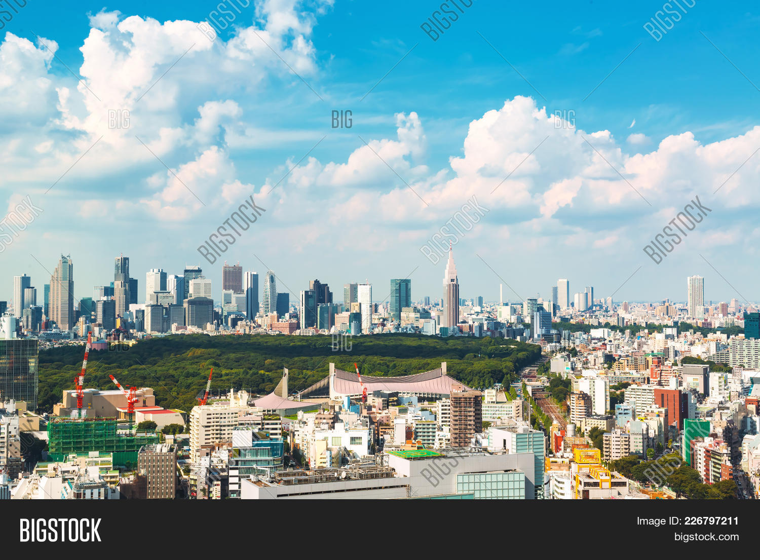 View Shinjuku Skyline Image Photo Free Trial Bigstock
