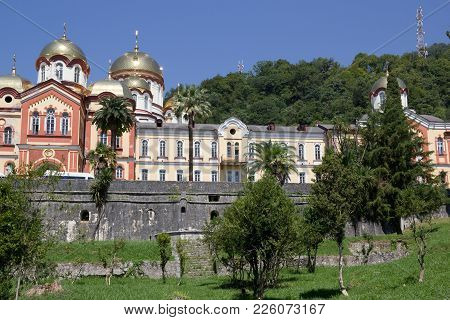 New Athos The Simon The Zealot Monastery - Monastery Located At The Foot Of Mount Athos In Abkhazia.