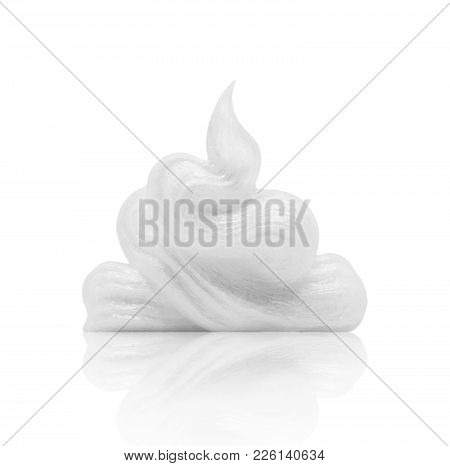 Cosmetic Cream Close-up Isolated On White Background