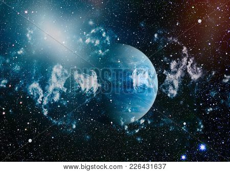 Blue Stanfield - Elements Of This Image Furnished By Nasa