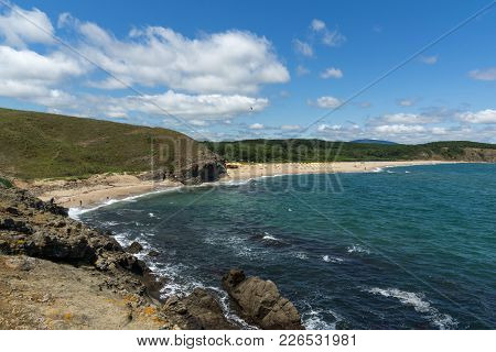 A Beach At The Mouth Of The Veleka River, Sinemorets Village, Burgas Region, Bulgaria